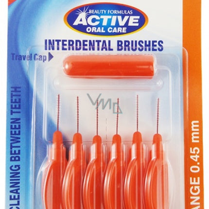 Beauty Formulas Interdental Brushes 6Pk Orange 0.45mm
