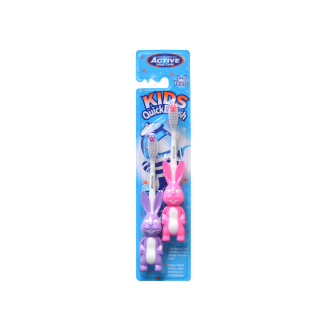 Active Toothbrush Kids  Rabbit 3-6yrs 2pk