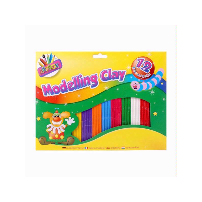 Art Box Modelling Clay 12 Colours