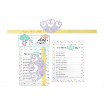 Baby Shower Who Knows Mum Best