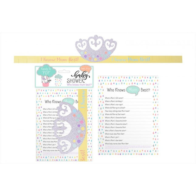 Baby Shower Who Knows Mum Best
