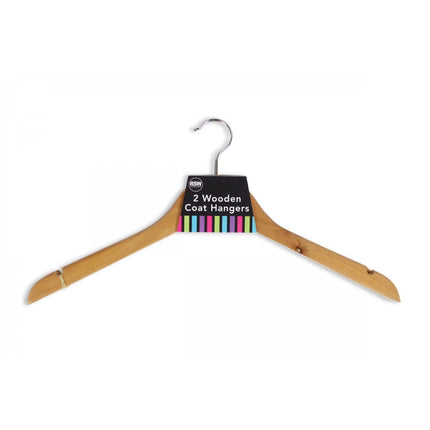 RSW Wooden Coat Hangers 2pcs