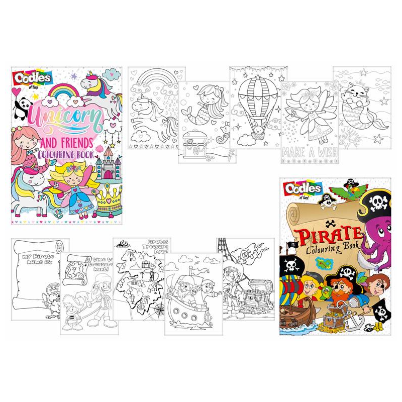 Oodles  Colouring Books Assorted