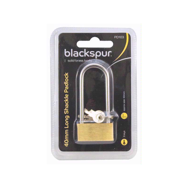 Blackspur Long Shackle Padlock