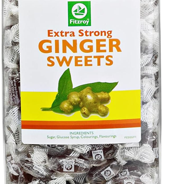 Fitzroy Exta Strong Ginger Sweets