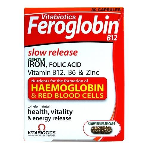 Vitabiotics Feroglobin Capsules 30s
