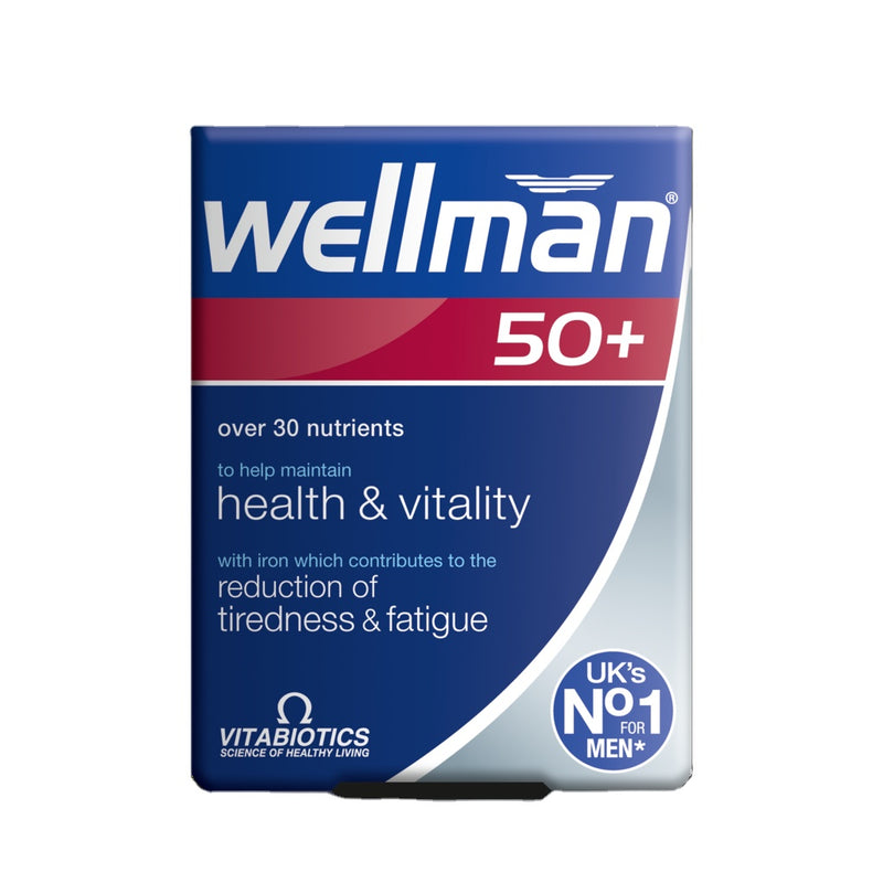 Vitabiotics Wellman 50+ Tablets 30s