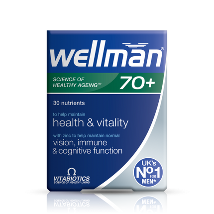 Vitabiotics Wellman 70+ Tablets 30s