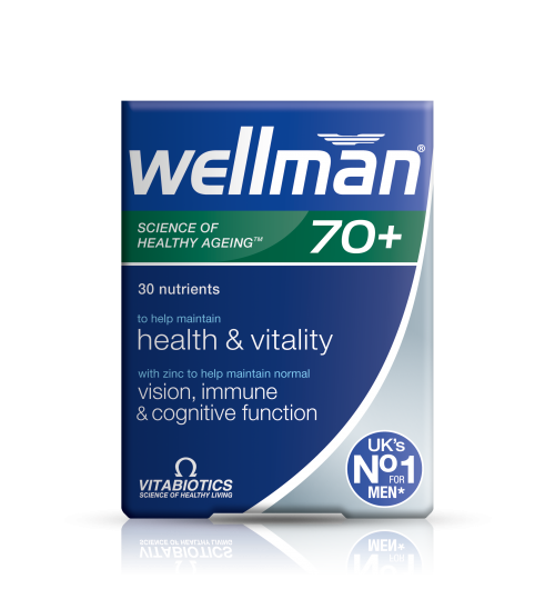 Vitabiotics Wellman 70+ Tablets 30s