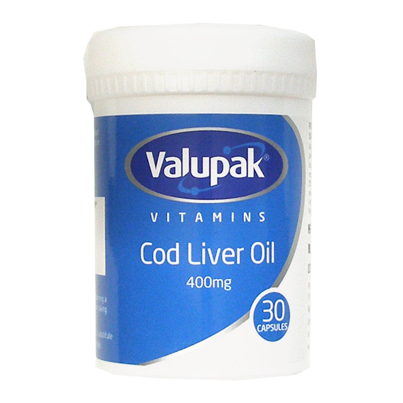 Valupak Cod Liver Oil 400mg 30s Caps