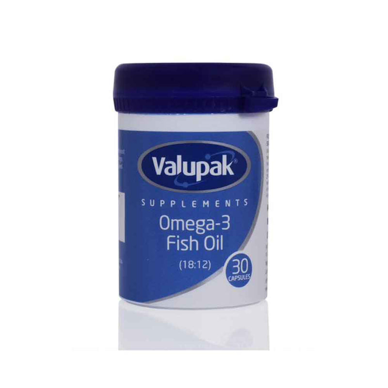 Valupak Omega 3 Fish Oil 1000mg 30 caps