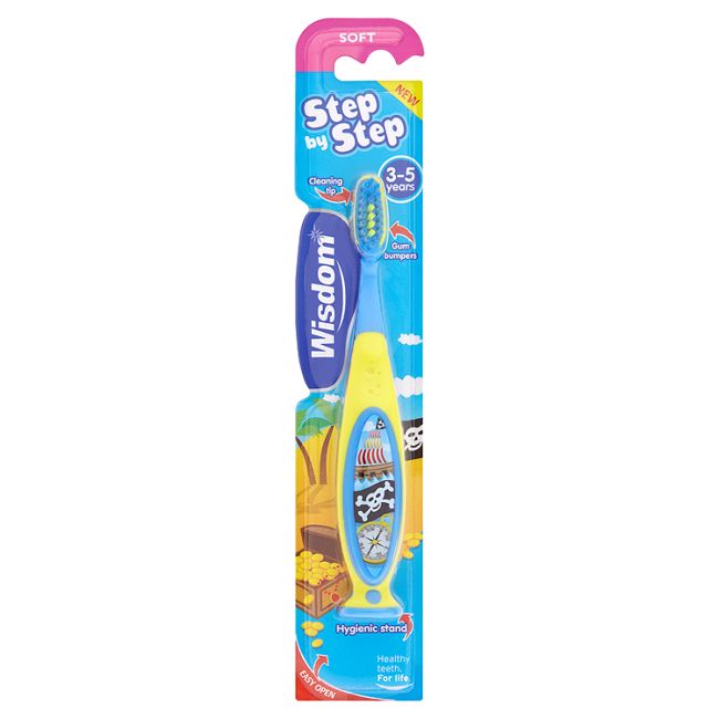 Wisdom Shake me Step by Step Toothbrush 3-5 Years