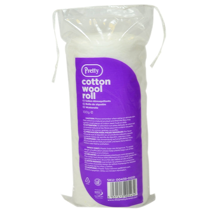 Pretty Cotton Wool Roll 100g