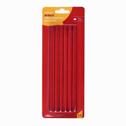 Amtech Carpenters pencil 12 pk