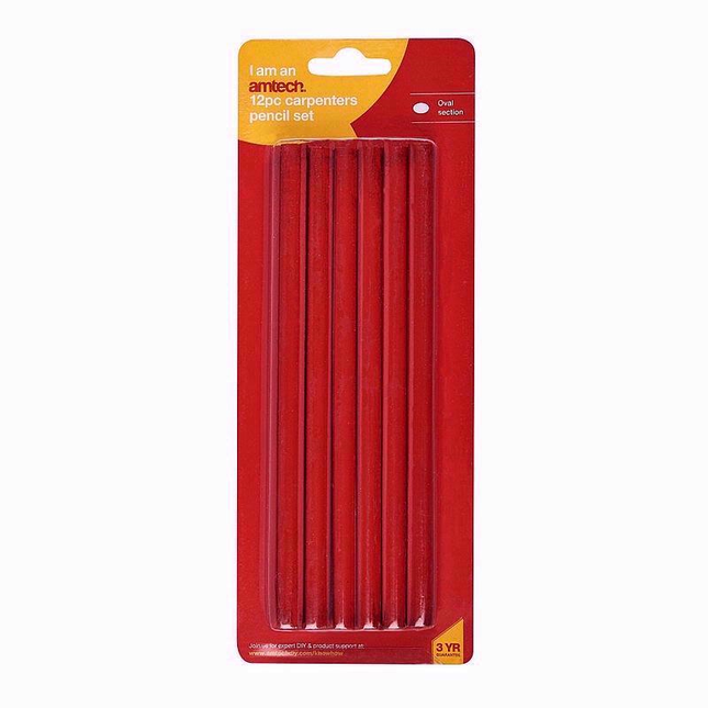 Amtech Carpenters pencil 12 pk