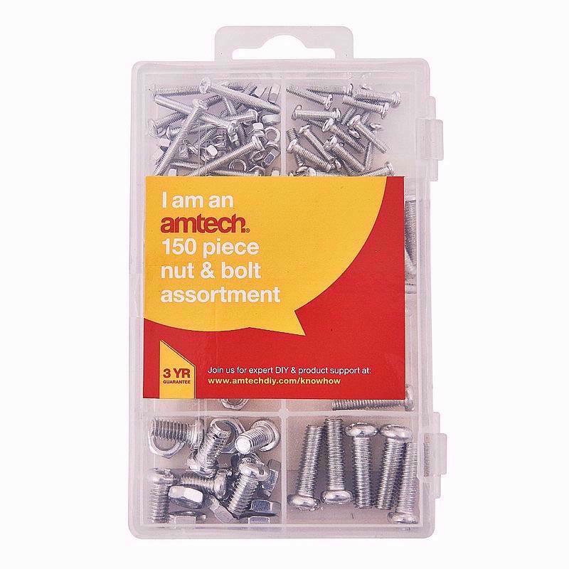 Amtech Nuts and Bolt Kit 150pcs