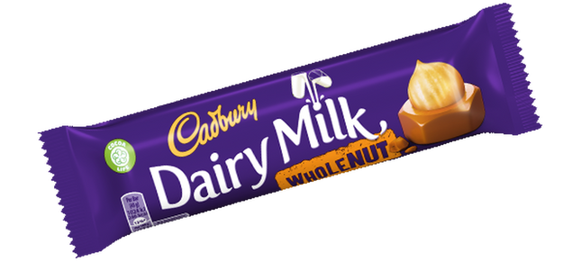 Cadbury Dairy Milk Whole Nut 120g.(16)