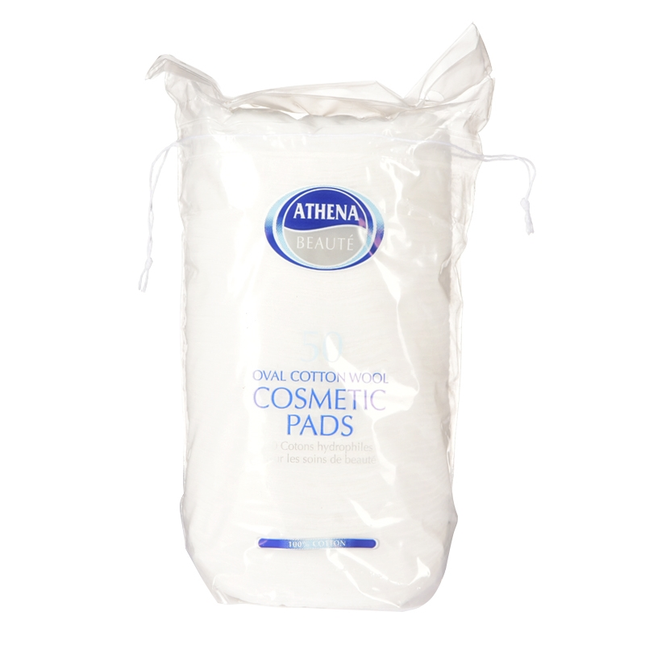 Athena Oval Cotton Wool Cosmetic Pads 50's