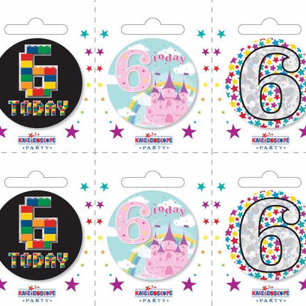 Apac Birthday Badge Age 6