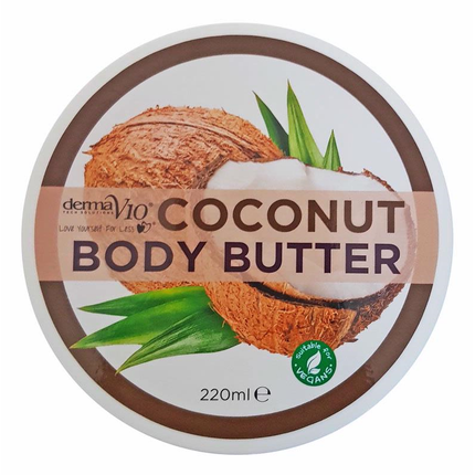 Derma V10 Body Butter Coconut 220ml