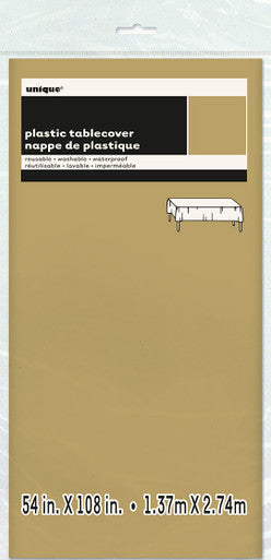 Unique Plastic Tablecover  54in x108in