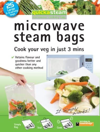 Toastabags Microwave Steam Bags Large 25pk