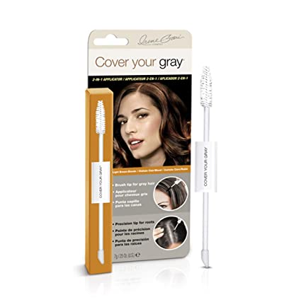 Cover Your Grey Brush in  Hair Colour Dark Brown