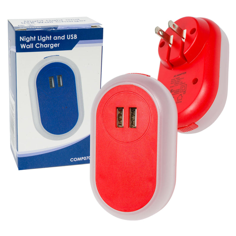 Night Light and USB Wall Charger