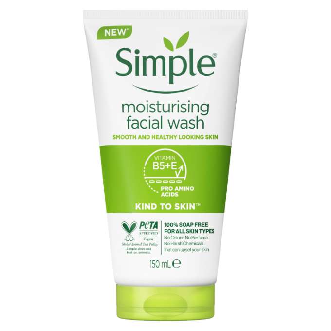 Simple Moisturising Facial Wash 150ml