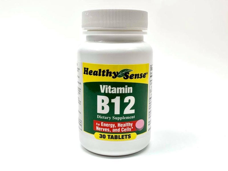 Healthy Sense Vitamin  B12 30 Tabs