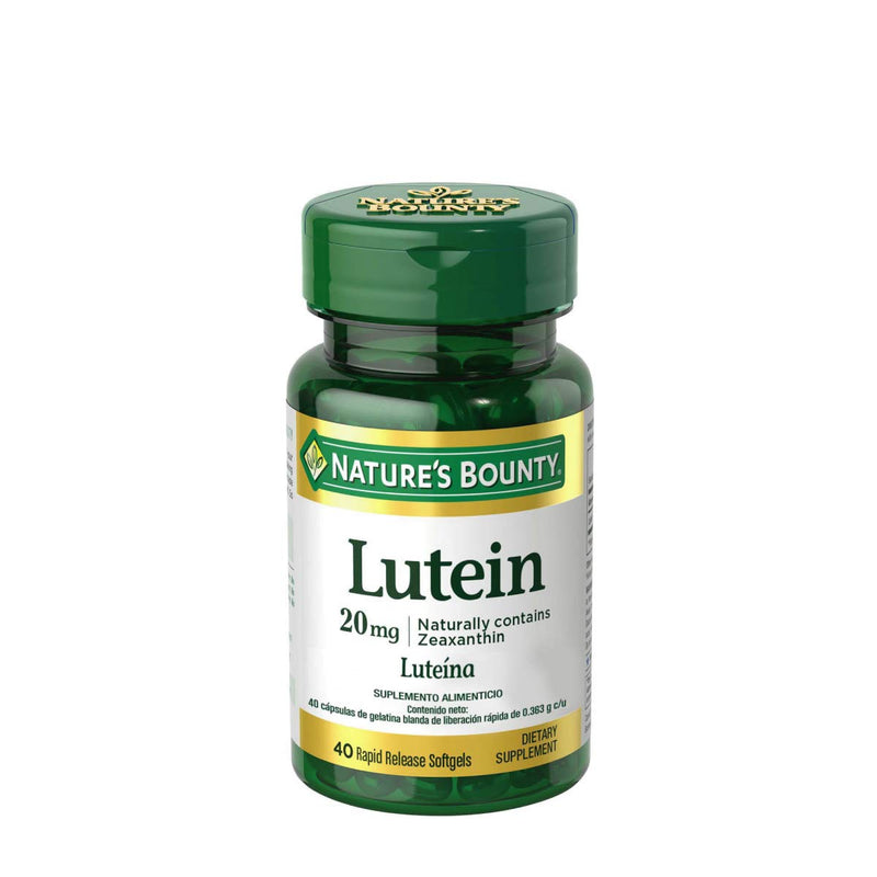 Nature's Bounty Lutein 20mg Softgel 40s