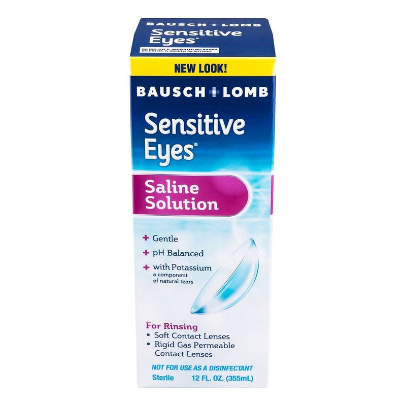 Bausch & Lomb Sensitive Eyes Plus Saline Sol.12oz