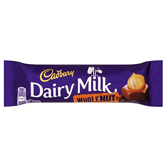 Cadbury Dairy Milk Whole Nut STD 45g (48)