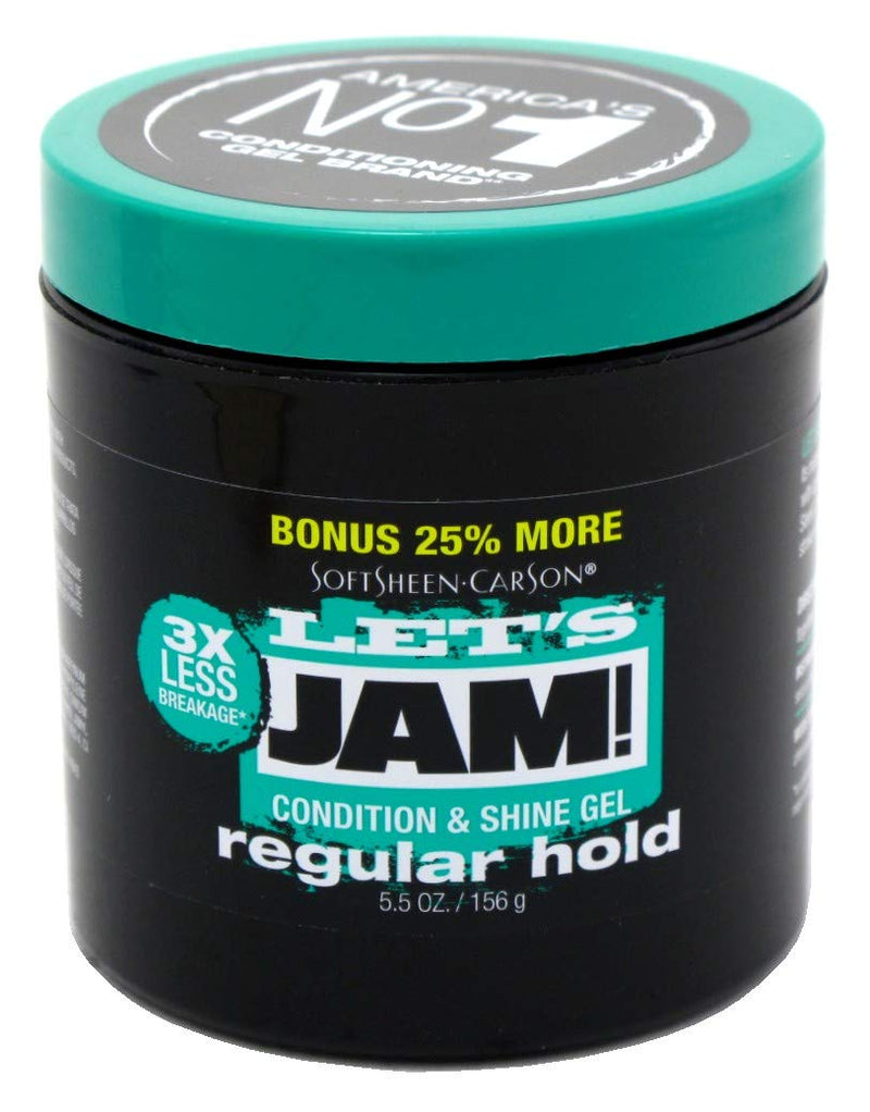 Softsheen Let's Jam Regular Hold Gel 5.5oz