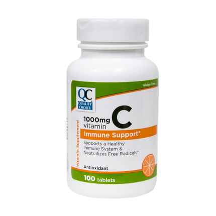 QC Vitamin C 500mg Tabs 100's