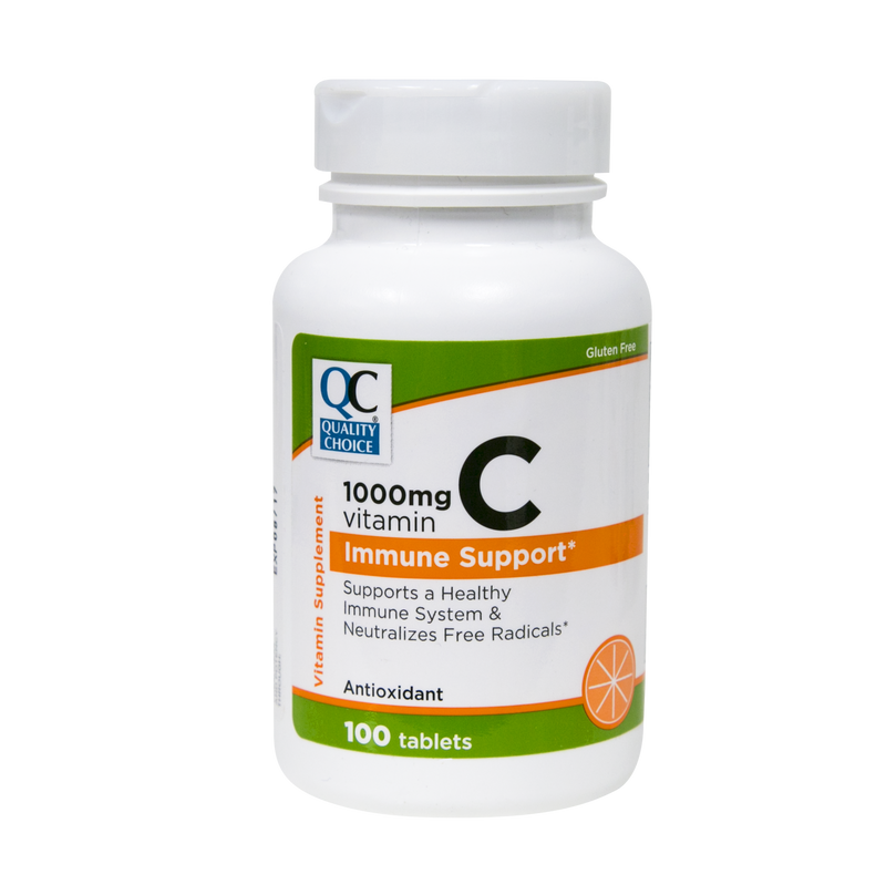 QC Vitamin C 500mg Tabs 100's