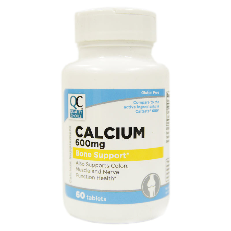 QC Calcium 600mg Tablets 60s