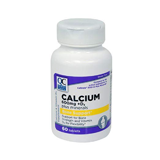 QC Calcium 600mg +D3 Plus Minerals 60's