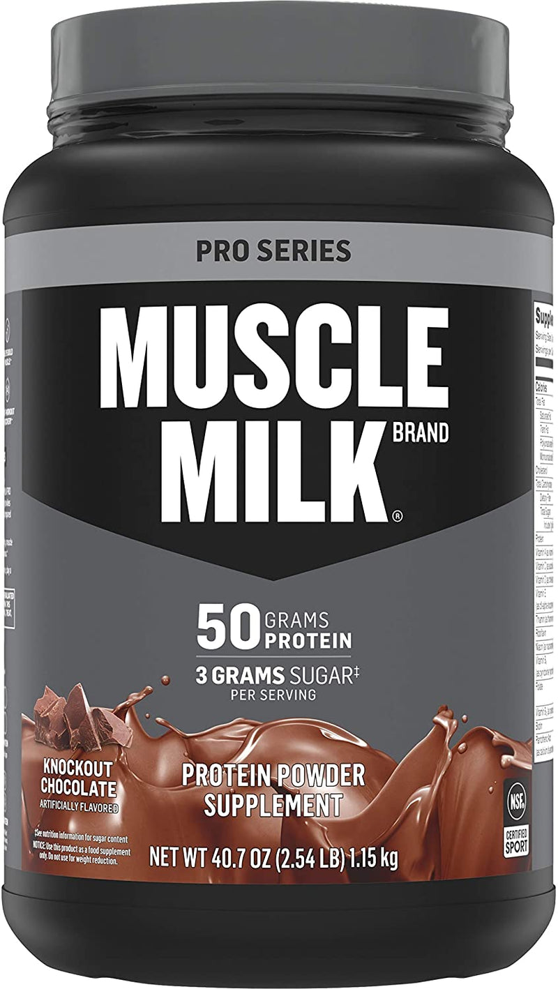 Muscle Milk Pro Series  Protein Powder Knockout  Chocolate 1.15kg