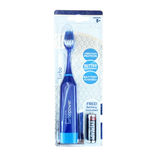 TurboPower Battery Powered Toothbrush Medium 3+