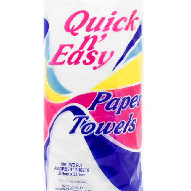 Quick & Easy Paper Towel 16/100 Two Ply