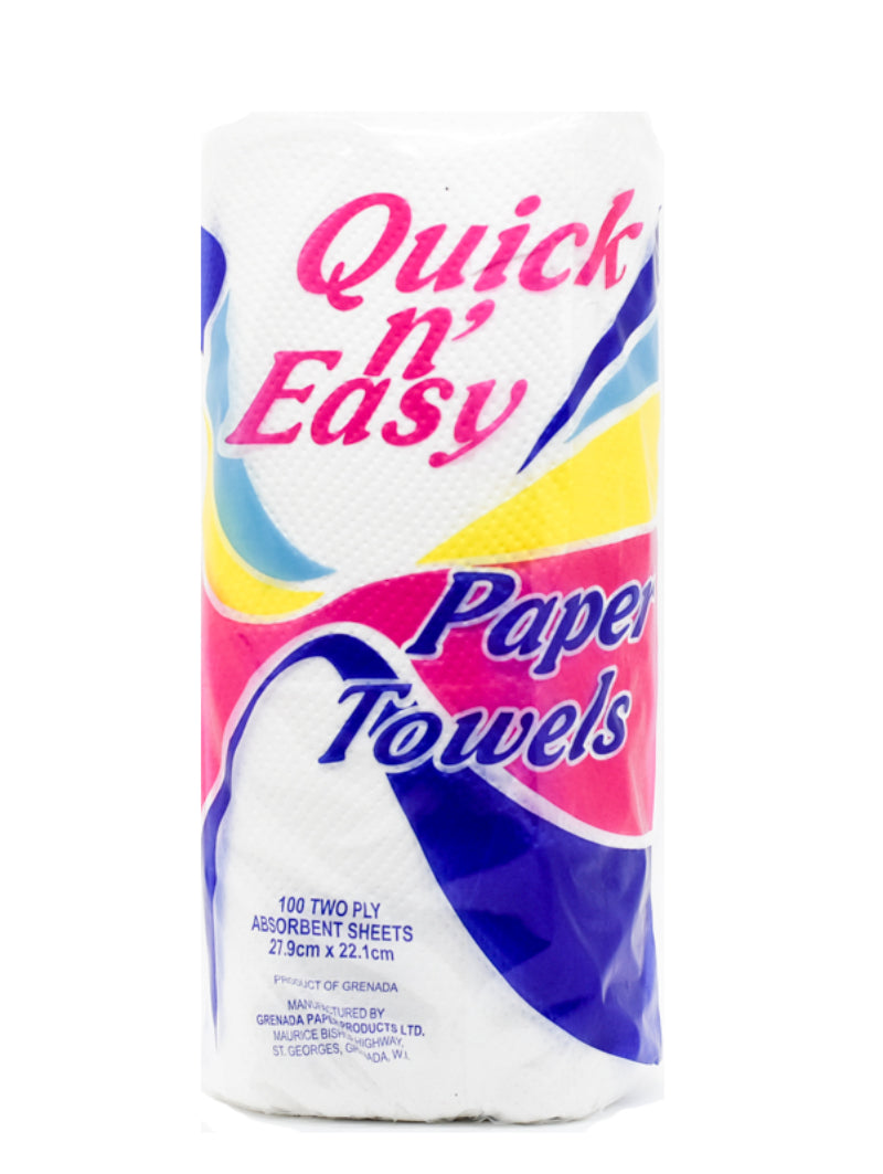 Quick & Easy Paper Towel 16/100 Two Ply