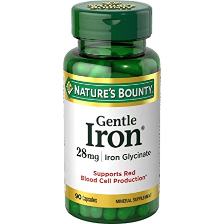 Nature's Bounty Gentle Iron 28mg 90's