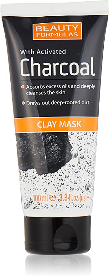 Beauty Formulas Charcoal Clay Mask 100ml