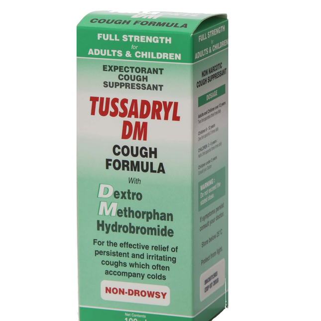 Tussadryl DM Expectorant Non-Drowsy 100ml
