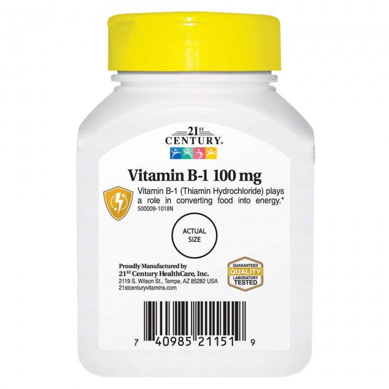 21ST Century B-1 100mg Tablets 110s