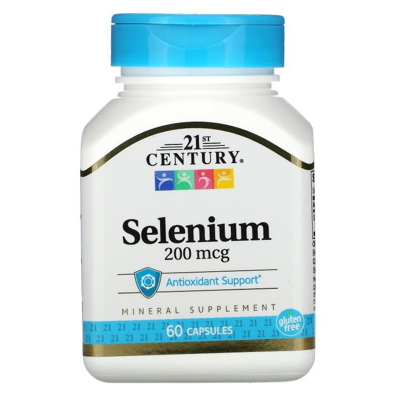 21ST Century Selenium 200mcg Capsules 60s