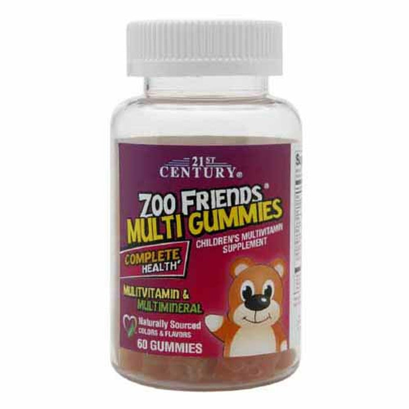 21ST Century Zoo Friends Multi Gummies 60's