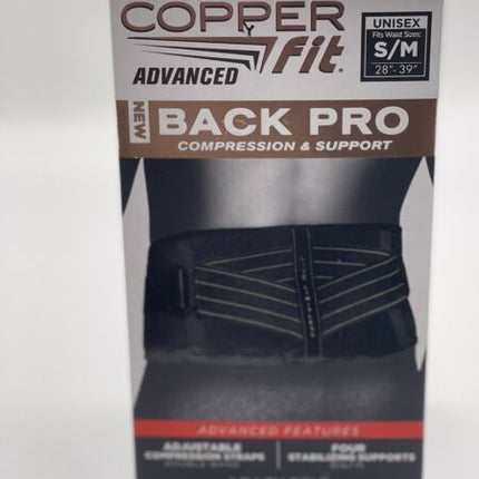 Copper Fit Back Pro Compression & Support S/M 28"-39"