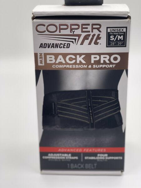 Copper Fit Back Pro Compression & Support S/M 28"-39"